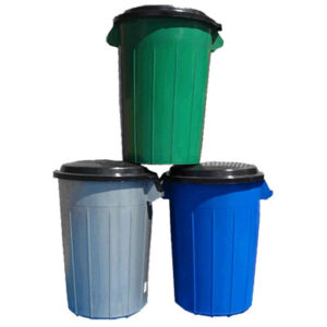 Contenedor De 120 Lts Tapa Plana Colores x Unidad