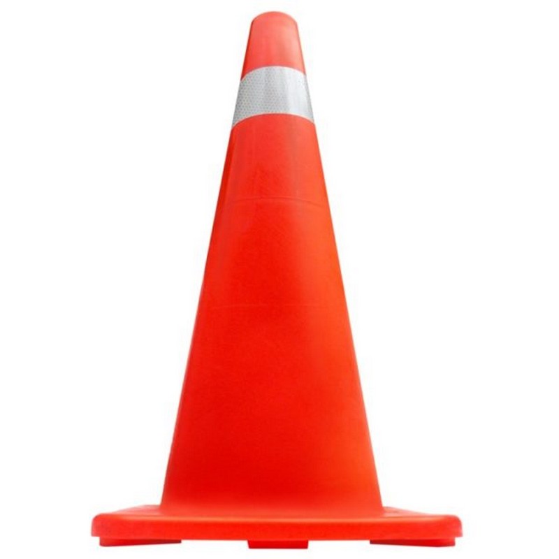 Cono Vial De 45 Cm En Pvc X 2 Unidades