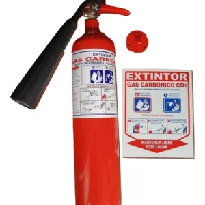Extintor Co2 De 10 Libras + Señal Y Soporte