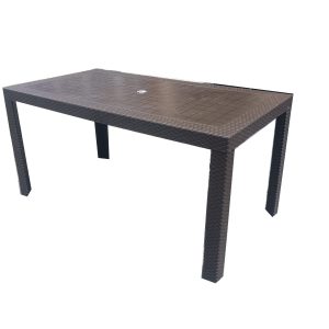 Mesa Celebrity Wengue De Rattan
