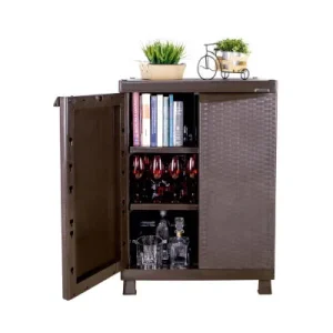 ARMARIO MEDIANO RATTAN WENGUE